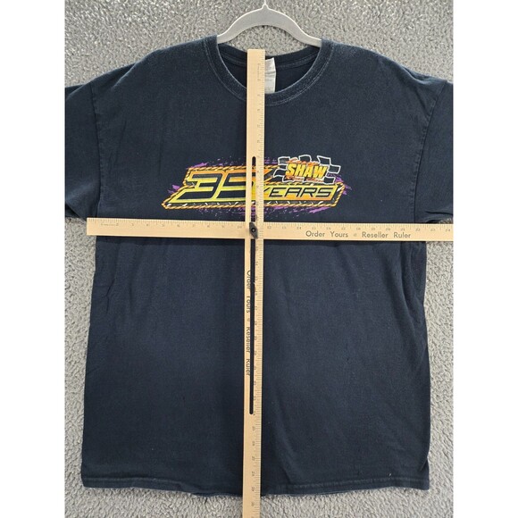 Larry Shaw Shirt Mens XL Race Cars 35 Years Racing Double Sided Graphic Tee - Picture 6 of 12